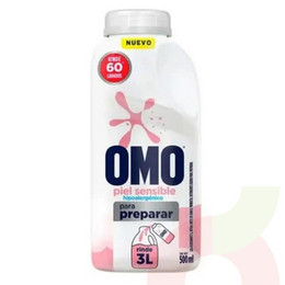 Detergente Omo Liquido 500Ml Piel Sensible