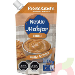 Manjar Untable Receta Casera Nestle 780Gr