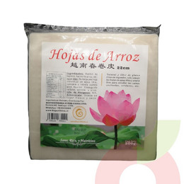 Hojas Arroz Cuadrada SuperChina 500Gr