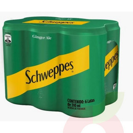 Lata Schweppes Ginger  310Cc 6U
