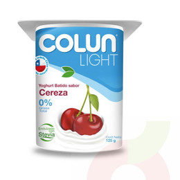 Yoghurt Light Cereza con Stevia Colun 125Gr