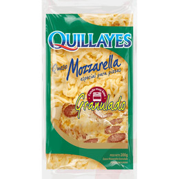 Queso Mozzarella Granulado Quillayes 200Gr