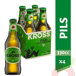 Cerveza German Lager Pils Kross 330Cc 4 Unidades