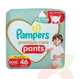 Pañales Pampers Premium Care XXXG 46 