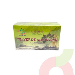 Té Verde con Ginseng Bostar 20 Unidades