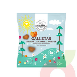 Galletas Caramelo Toffee Ecokids 30Gr