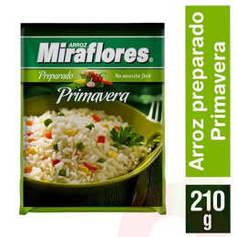 Arroz Especial Preparado Primavera Miraflores 210Gr