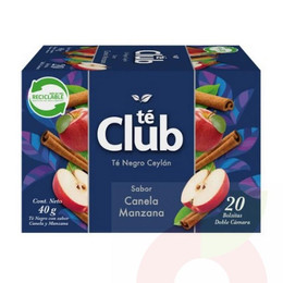 Té Manzana Canela Té Club 20 Unidades 40Gr