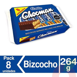 Chocman 8 Unidades 33Gr