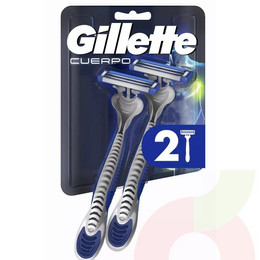 Máquina Gillette Cuerpo 2 Unidades