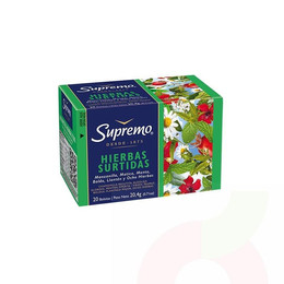 Hierbas Surtidas Supremo 20 Unidades 20Gr 