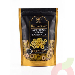 Aceituna Verde Laminada Bello Olivo 340Gr