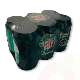 Bebida Lata Ginger Ale Canada Dry 350Cc 6 Unidades