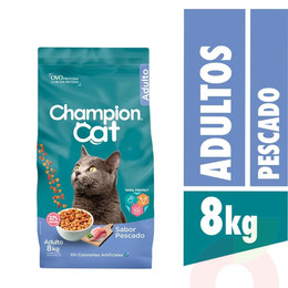 Champion Cat Adulto Sabor Pescado 8 Kg