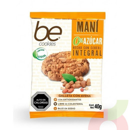 Galleta Maní 0% Azúcar Be Cookies 40Gr
