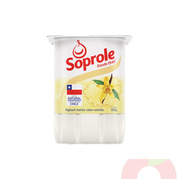 Yoghurt Batido Sabor Vainilla Soprole 165Gr