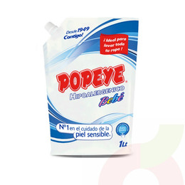 Detergente Liquido Bebé Popeye 1Lt