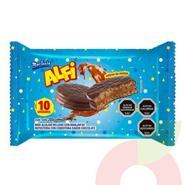 Alfajor con Manjar Alfi Marinela 150Gr 10 Unidades