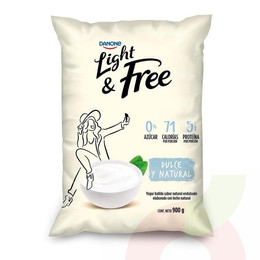 Yoghurt Light Natural Endulzado Danone 900Ml