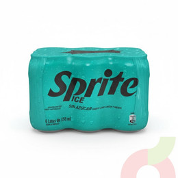 Pack Ice Sin Azúcar Sprite 350Ml 6 Unidades