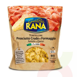 Pasta Tortellini Con Jamón Crudo Y Queso La Rana 250Gr