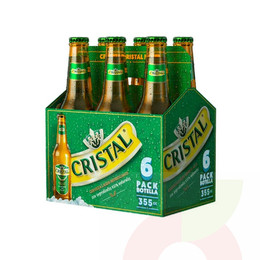 Cerveza Cristal 355cc 6 Unidades
