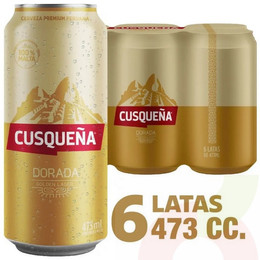 Cerveza Cusqueña Dorada 473Cc*6U