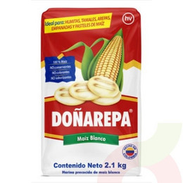 Harina Maíz Blanco Doñarepa 2.1 Kg