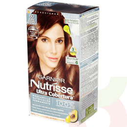 Tintura Pelo Nutrisse Ultra Cobertura 60 Rubio Oscuro Profundo Garnier
