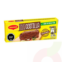 Caldo Sabor Costilla Maggi 8 Unidades 80Gr 