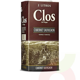 Vino Tetrapack Cabernet Sauvignon Tinto Clos de Pirque 2Lt