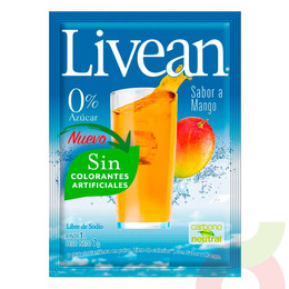 Jugo Instantáneo en Polvo Mango Livean 7Gr