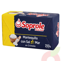 Mantequilla Con Sal De Mar Soprole 250Gr