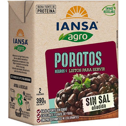 Porotos Negros Agro Listo Iansa 390Gr