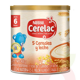 Cerelac Nestlé 5 Cereales 400 Gr