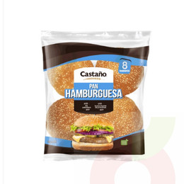 Pan de Hamburguesa Castaño 460gr