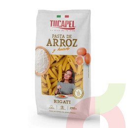 Pasta de Arroz Rigati Sin Gluten Tucapel 250Gr