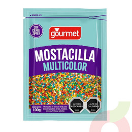 Mostacilla Multicolor Gourmet 100Gr