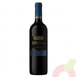 Vino Merlot 120 Tres Medallas 700Cc