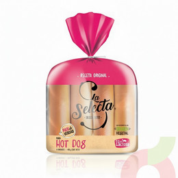 Pan Hotdog Selecta 480Gr 8 Unidades