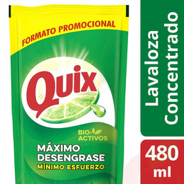 Lavaloza Quix Limón 480Ml 