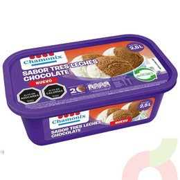 Cassata 3 Leches Chocolate Chamonix 2.5Lt