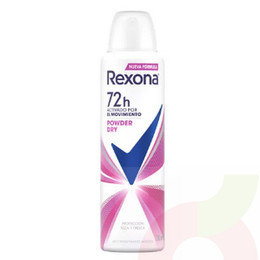 Desodorante Spray Powder Dry 72H Rexona 150Ml 4 Unidades