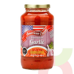 Salsa de Tomate con Ajo American Classic 680Gr
