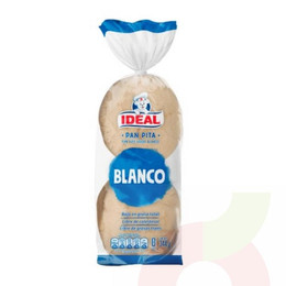 Pan Pita Blanco Ideal 300Gr