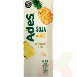 Bebida Soya Jugo Piña Ades 200Cc 6 Unidades