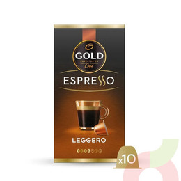 Café Espresso Leggero Gold 50Gr 10 Unidades