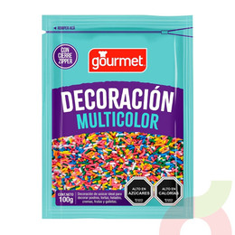 Decoración Multicolor Gourmet 100Gr