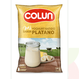 Yoghurt Plátano Colun 1Kg