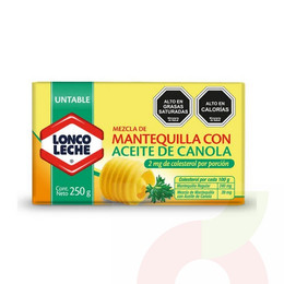 Mantequilla Sin Colesterol Loncoleche 250Gr